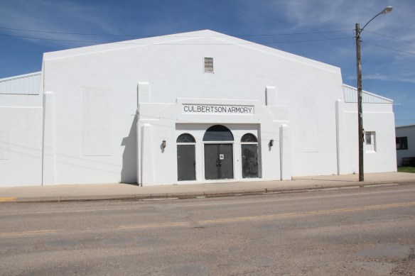 The 1930s armory in Culbertson MT