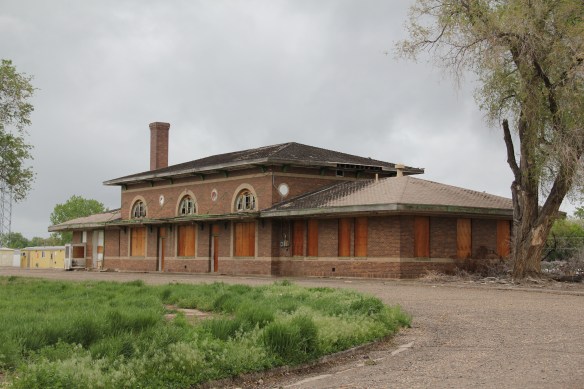 Northern Pacific Railway depot, c. 1924, Miles City.  It has been listed in the National Register but it needs a preservation hero.