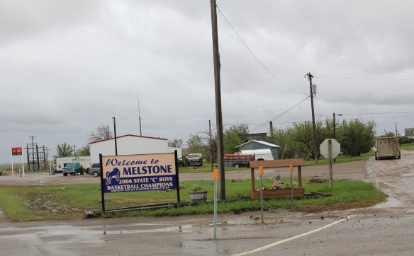 The location of the Antlers Hotel is now a grassy spot.