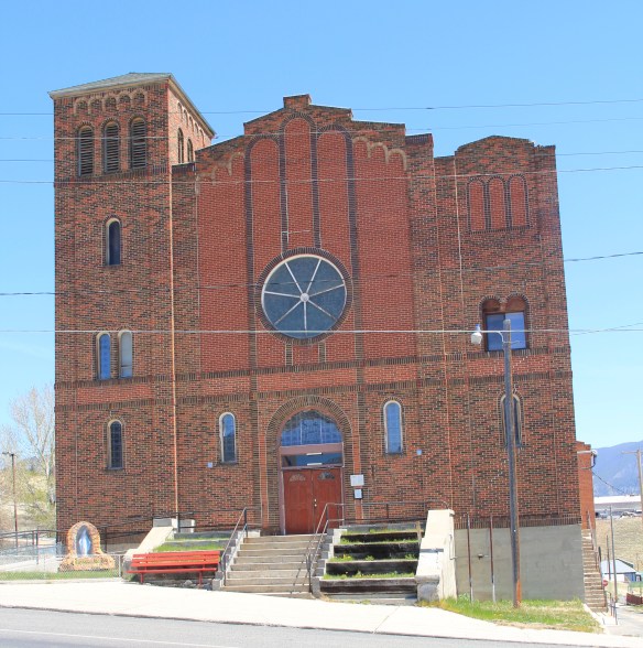 NR church just n of federal building on main street, butte