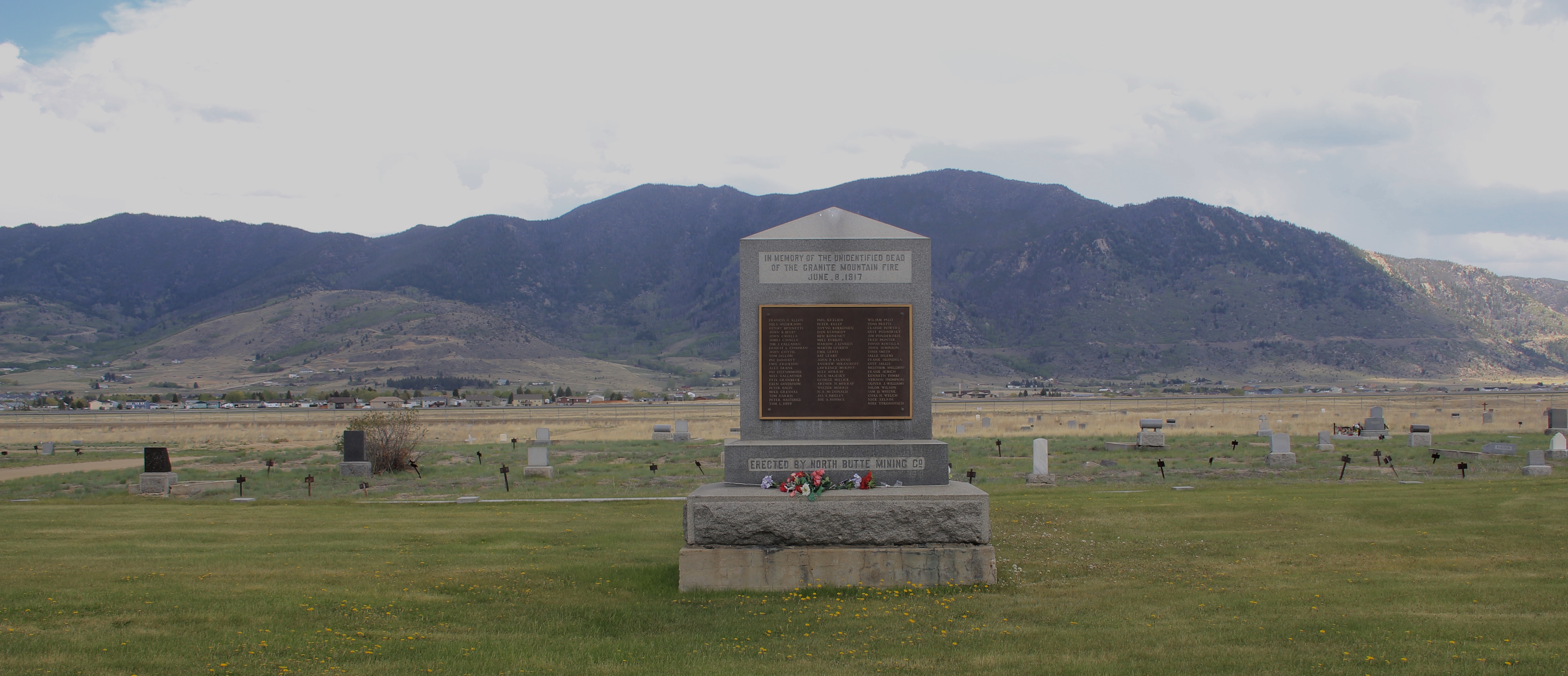 Granite Mt, Spectator Mine Mt, Mountain view cemetery