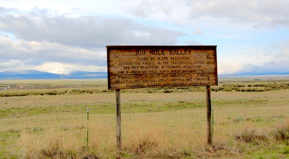 Big Hole Valley local sign MT 278