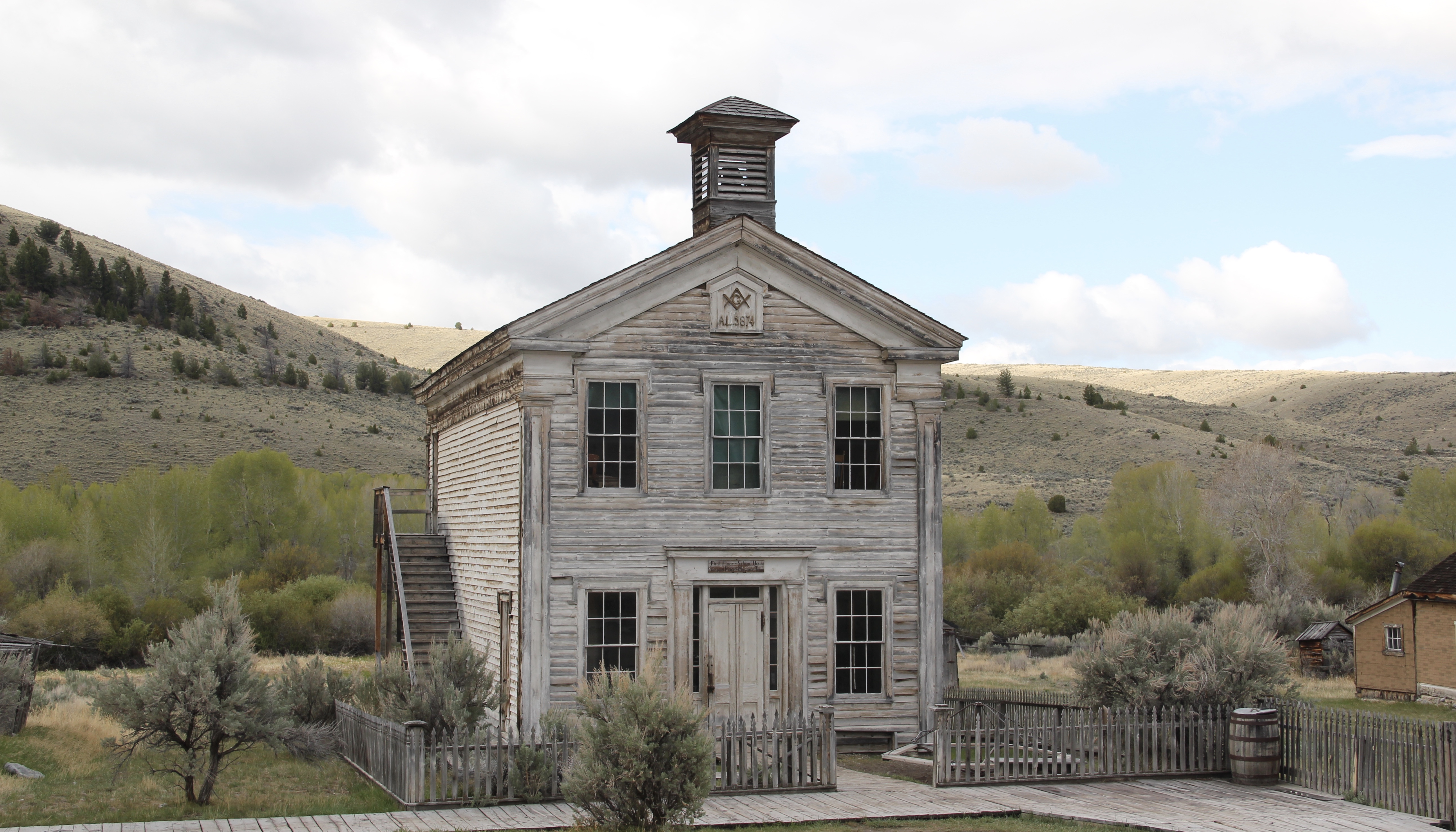 Bannack NHL school, masons 10