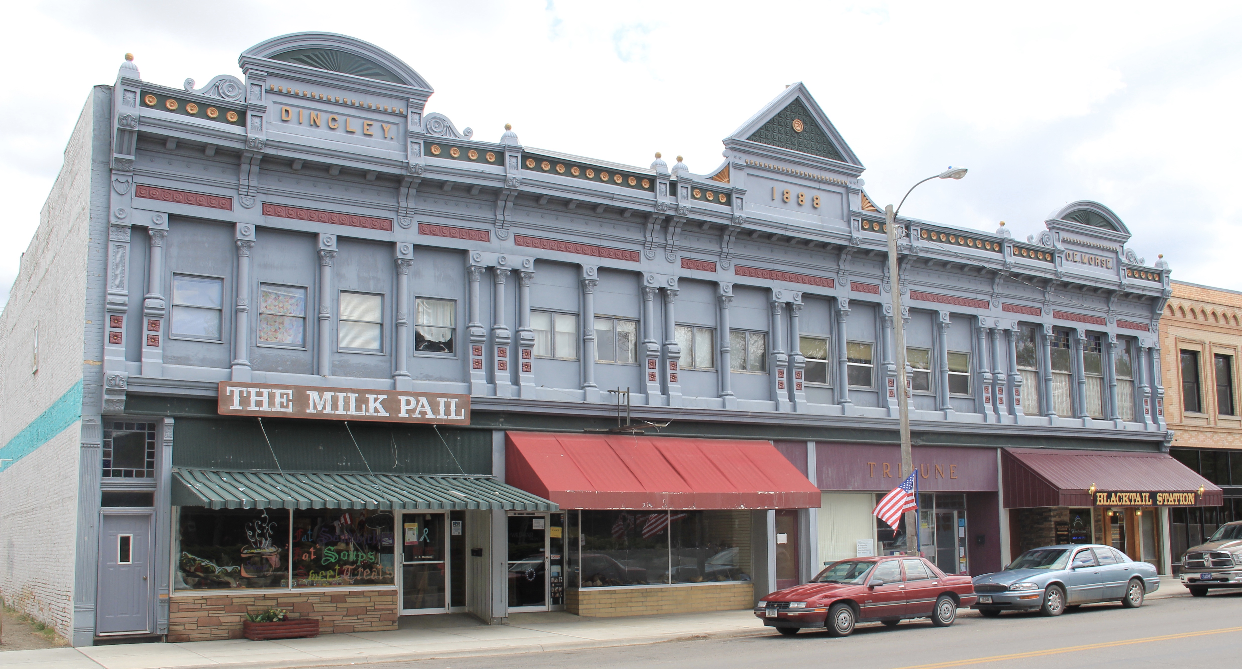 Dillon, cast-iron storefronts, Montana St