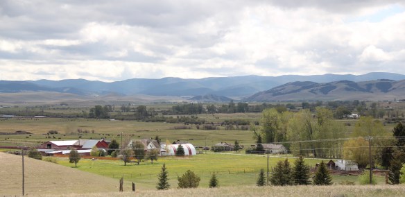 Flint valley S from Valley Cemetery, Mullan Rd, Granite Co