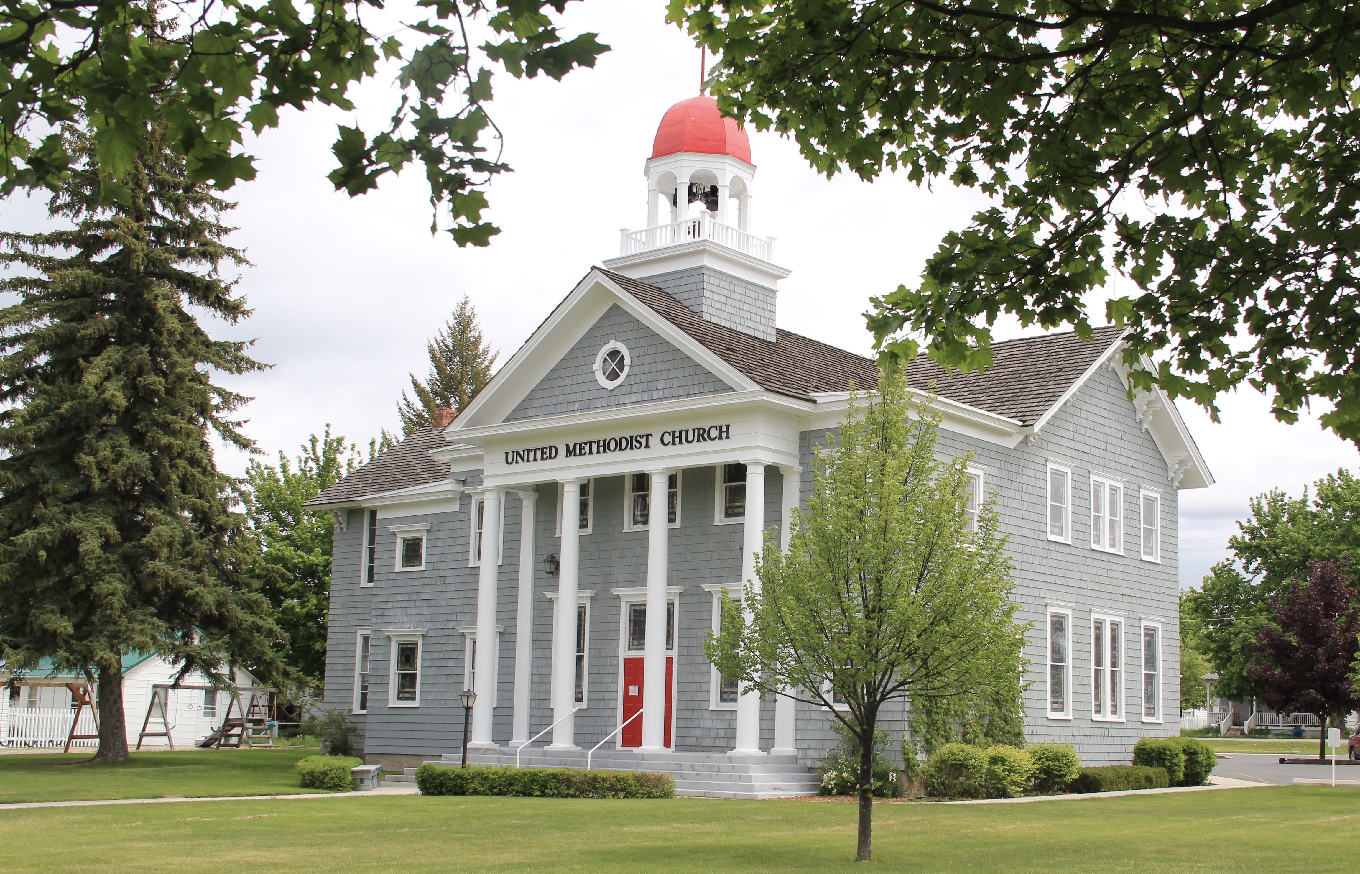 Public School (1884) now Methodist Church, 216 College, Stevensville NR