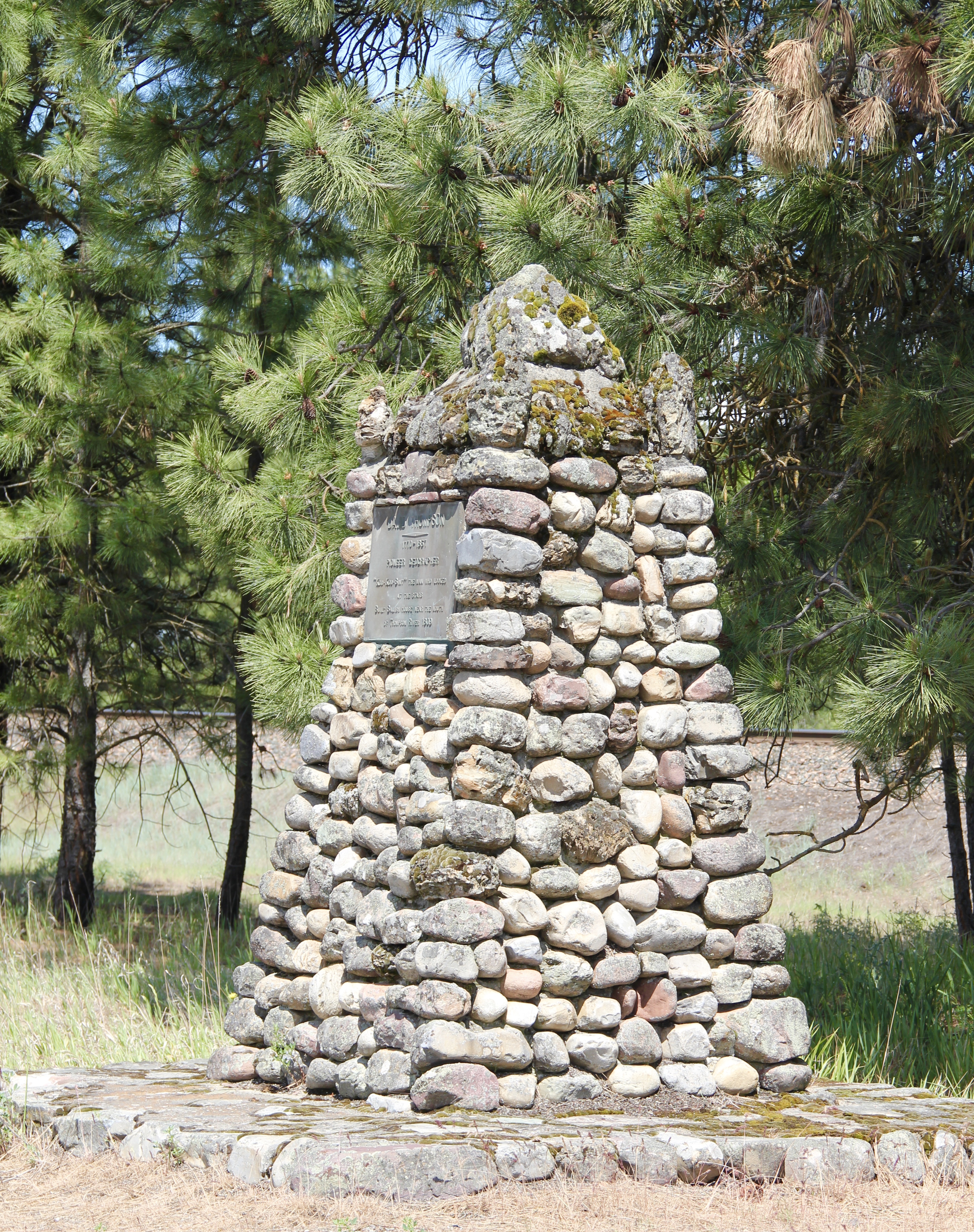 Sanders Co Thompson Falls David Thompson monument