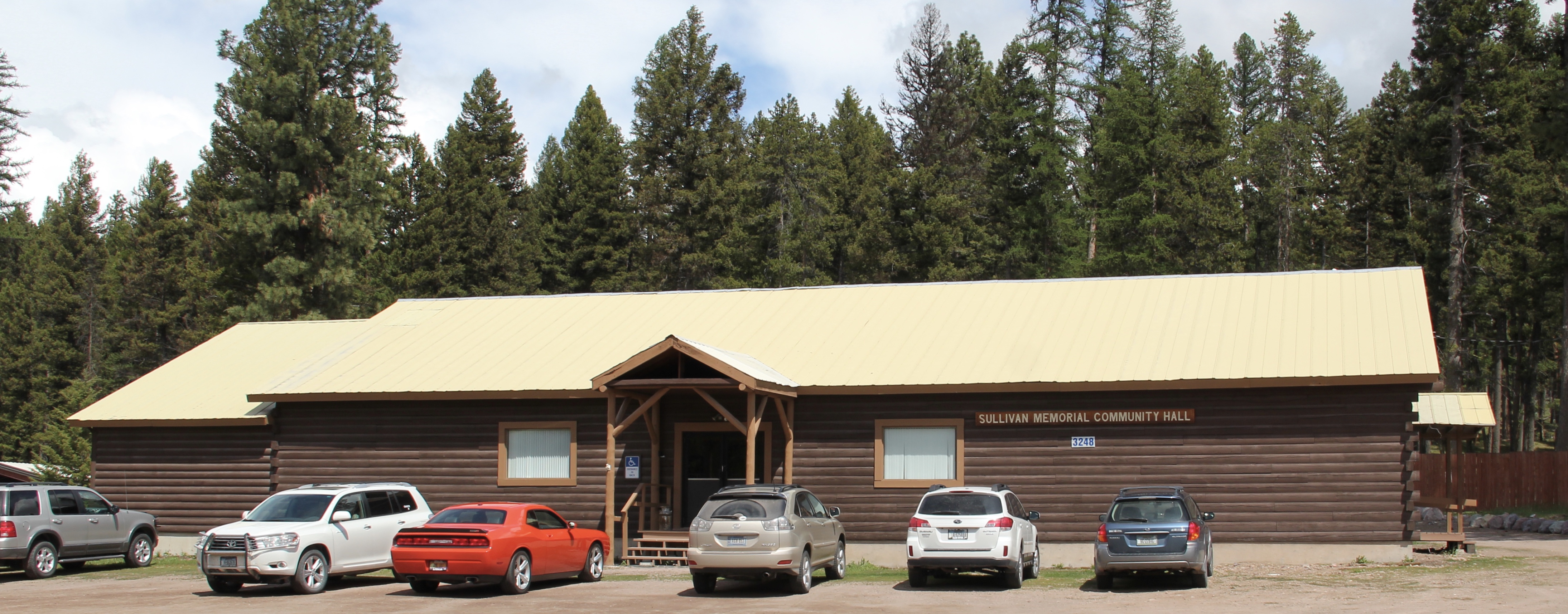 Missoula Co Hwy 35 Seeley Lake community hall
