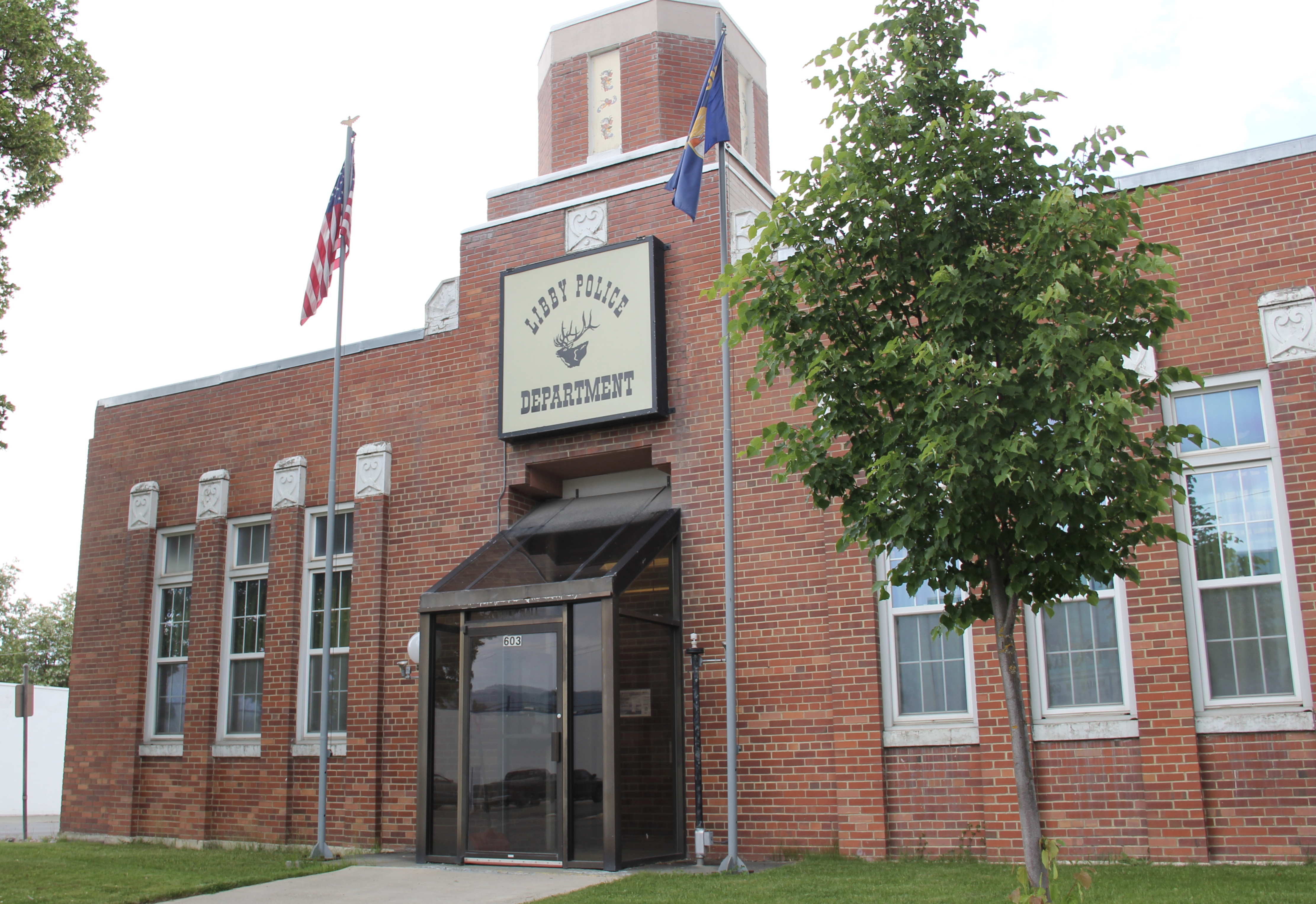 Lincoln Co Libby old city hall police station