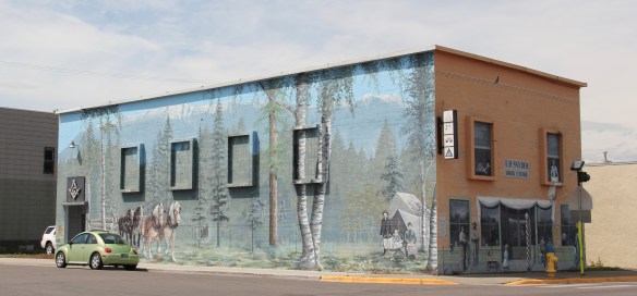 Flathead Co Columbia Falls mural