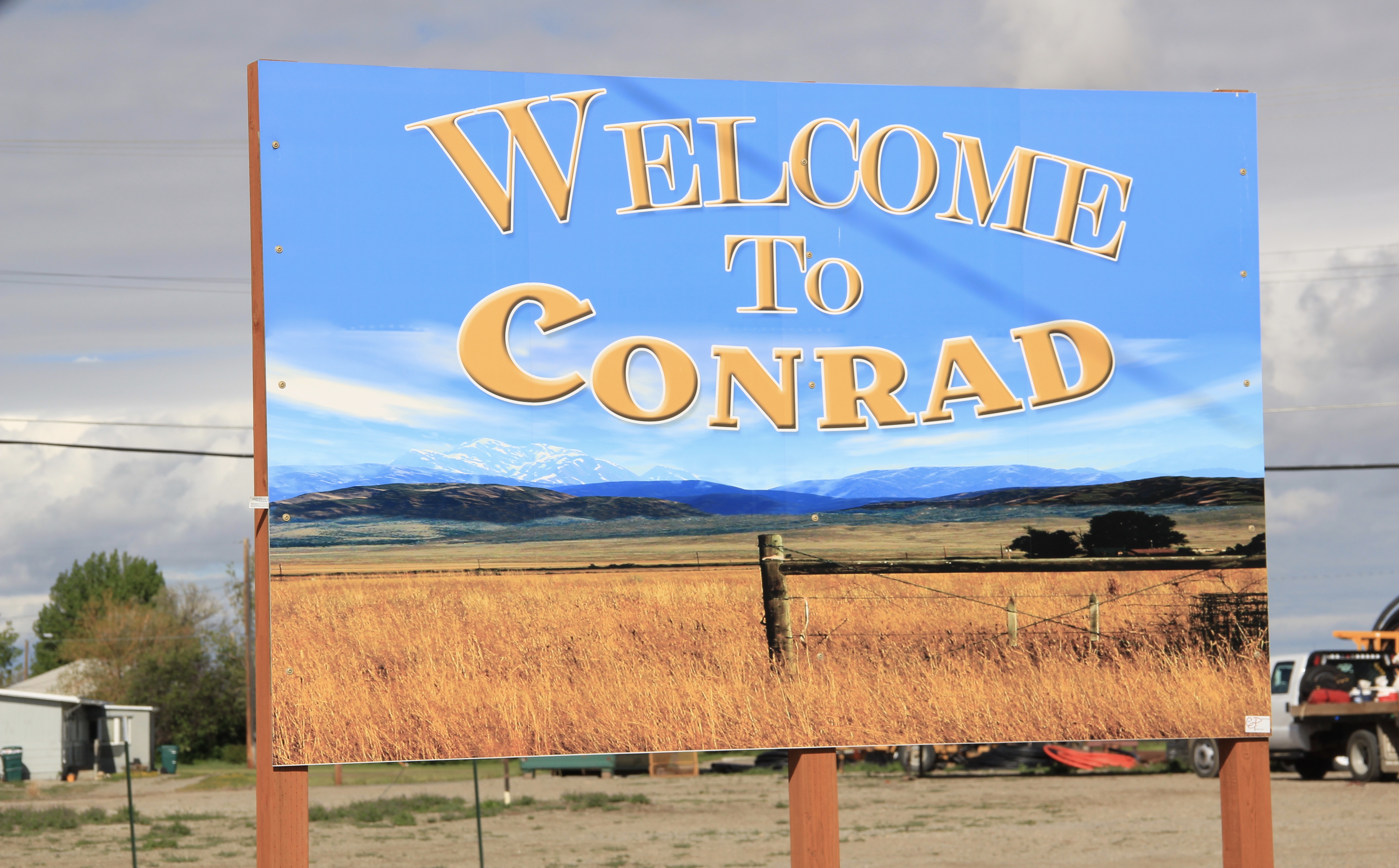 Pondera Co Conrad sign