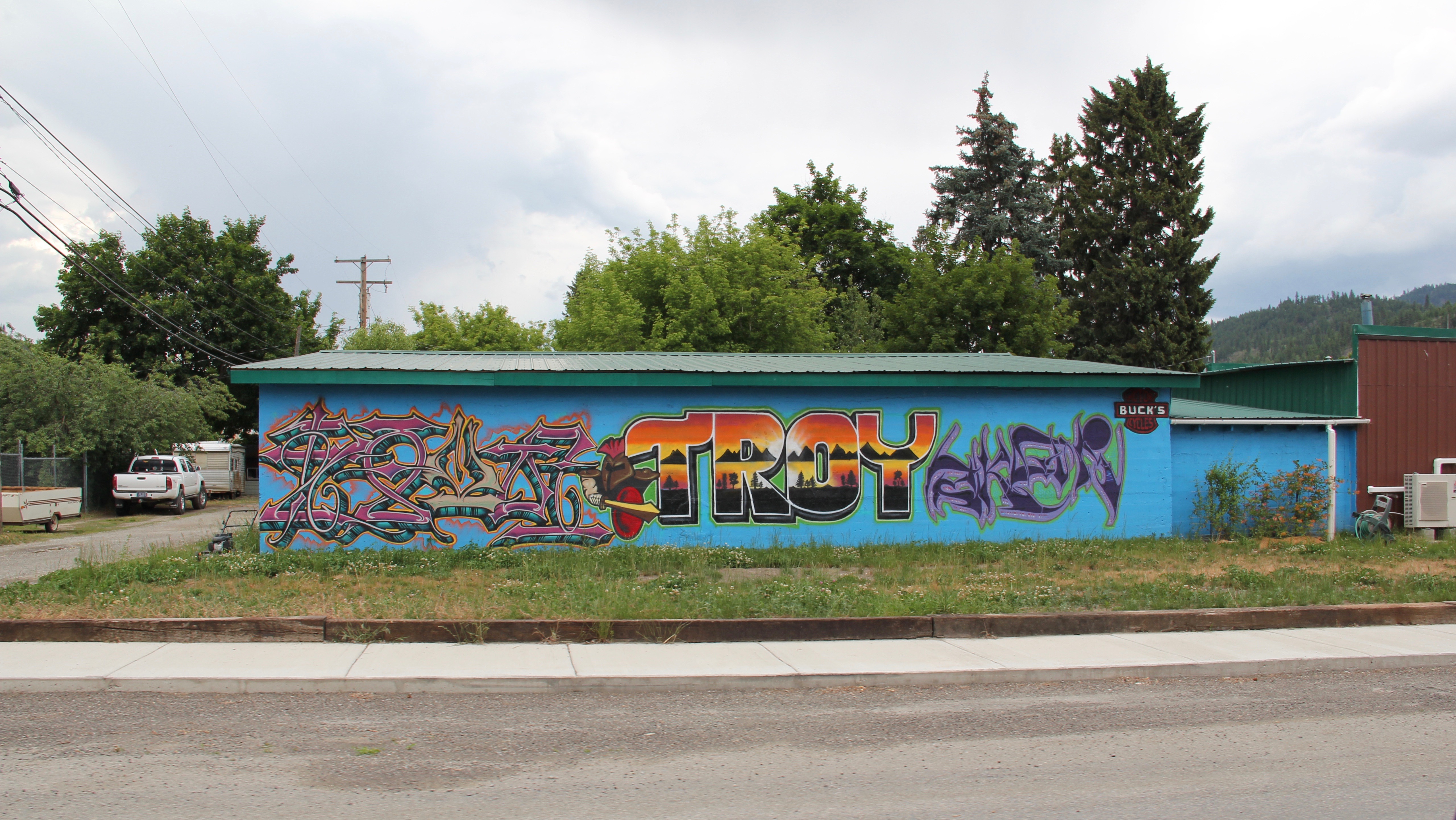 Lincoln Co Troy mural