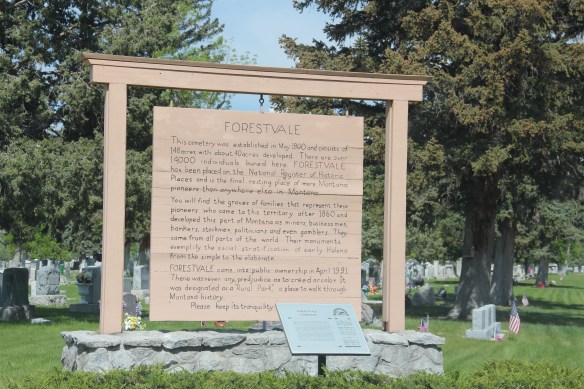 MT Lewis and Clark County Helena Forestvale Cemetery