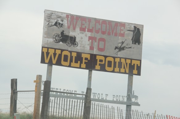 Roosevelt Co Wolf Point sign L&C