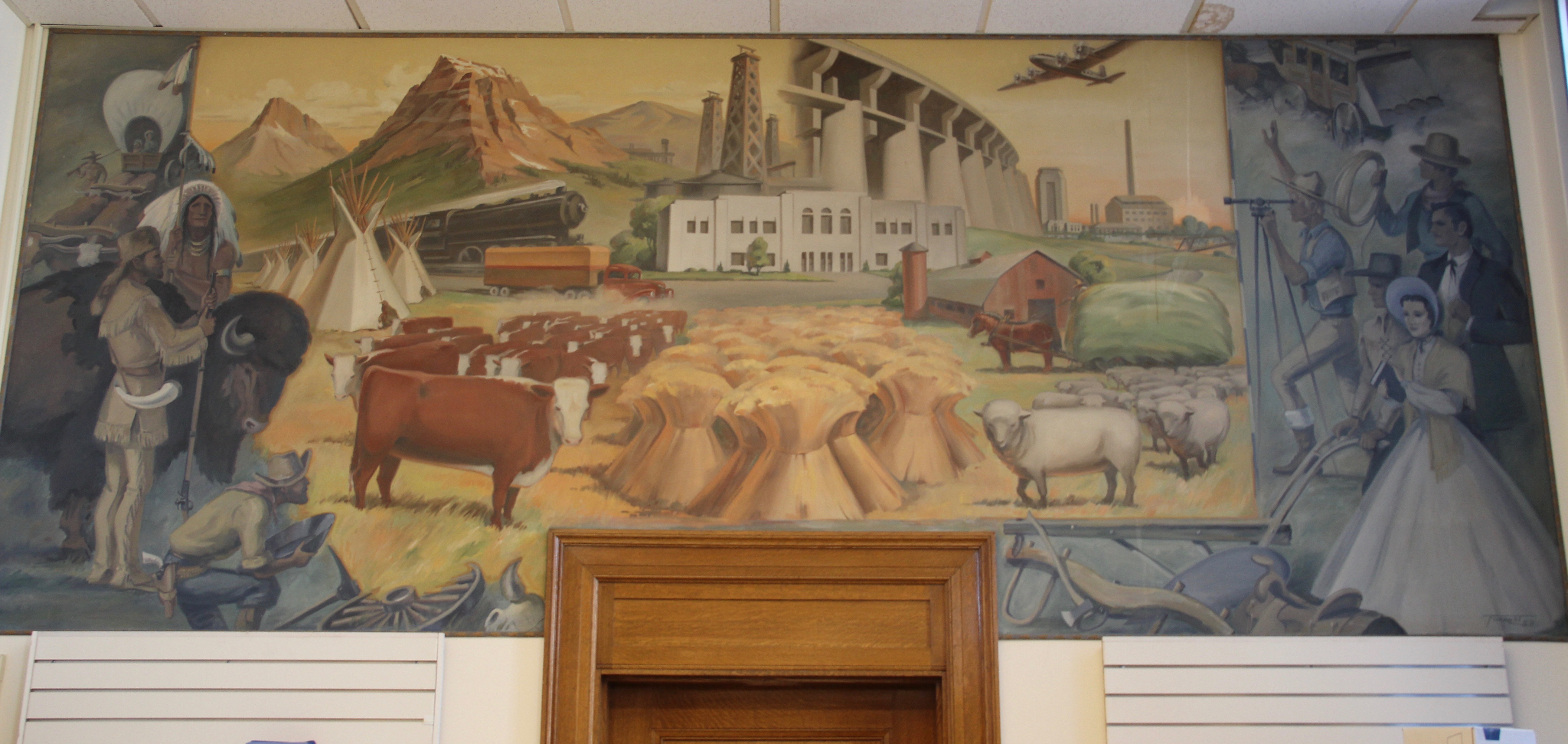 Valley Co Glasgow 1 New Deal mural