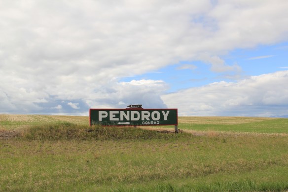Teton Co Pendroy sign US 87